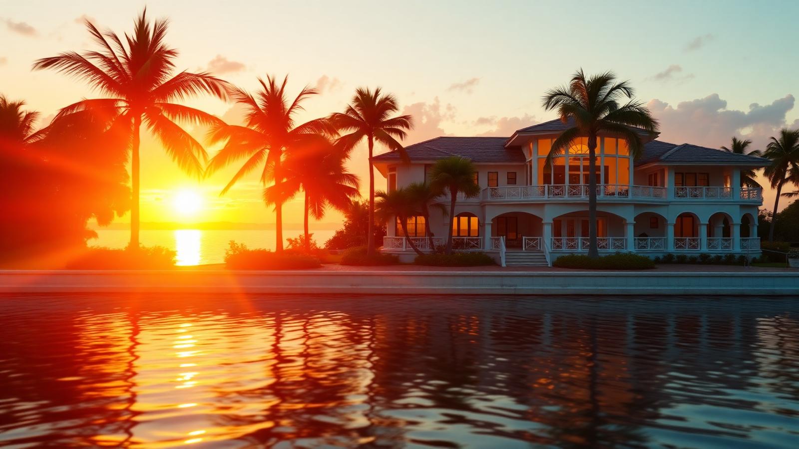 Retired couple reviewing an asset depletion jumbo mortgage for a Florida home